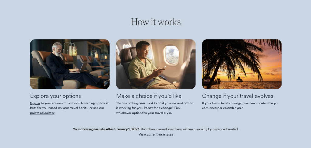 How choosing your Atmos Rewards earning method works