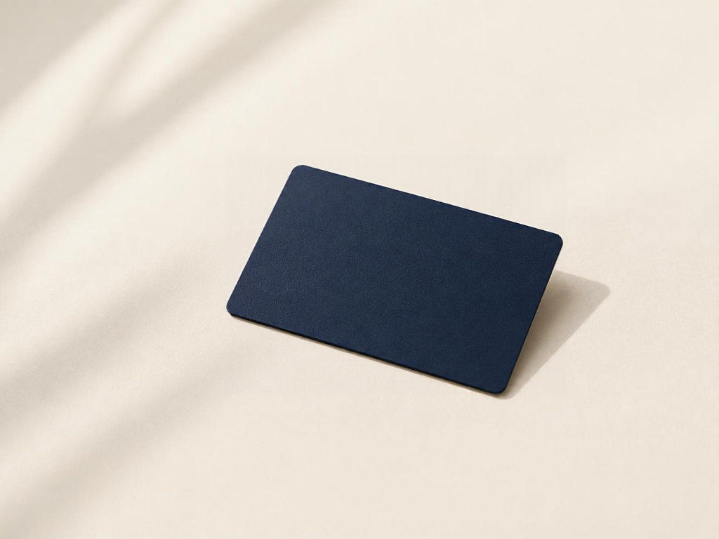 Minimalist cover: dark navy credit card on a cream background for the Chase 5/24 guide