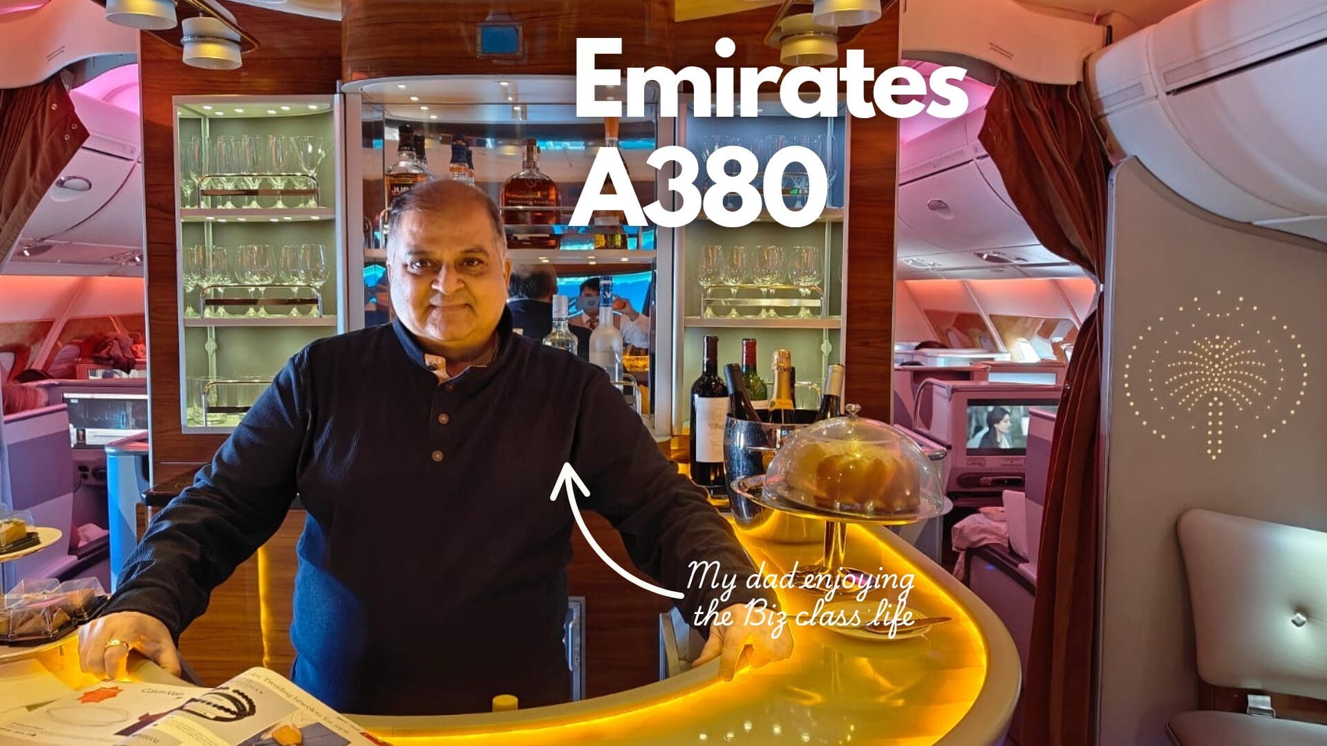 Emirates A380 Bar and Lounge