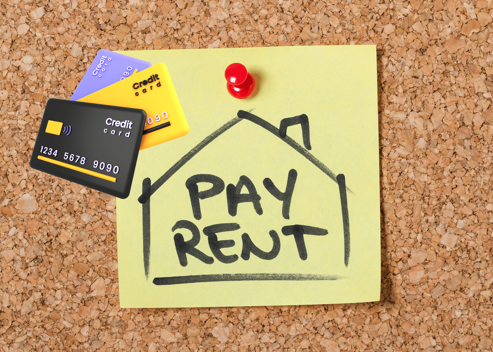 how to pay rent using a credit card