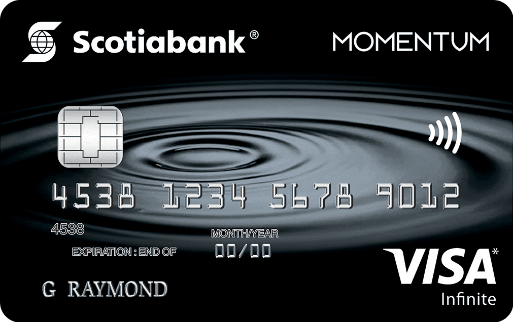 Get easy 4% cash back the Scotia Momentum VI